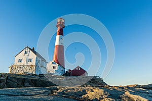 Faerder lighthouse on the coast of Norway