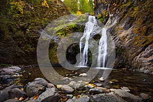 Faery Falls in Shasta-Trinity National Forest, Northern California