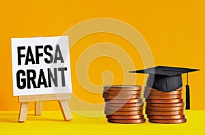 Fafsa pell grant is shown using the text fafsa grant