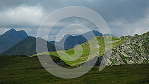 Fagaras mountains plateau