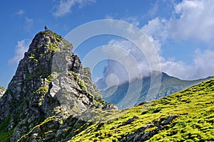 Fagaras Mountains in Romania