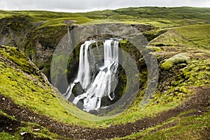 Fagrifoss waterfall