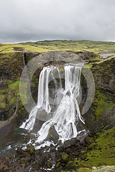 Fagrifoss waterfall, Iceland