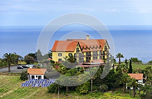 The northern coast of the island of Madeira near Faial parish, Portugal. photo