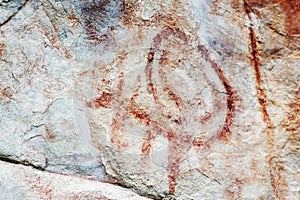 The faical cave paintings are a series of representations of prehistoric art