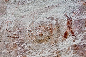 The faical cave paintings are a series of representations of prehistoric art dating back m