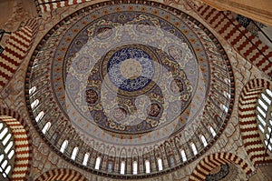 Faience in mosque photo