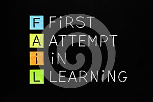 FAIL First Attempt In Learning