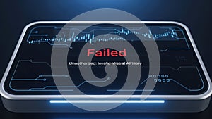 Failed authorization due to invalid mistral api key