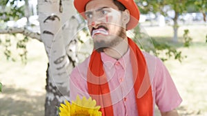 A failed date at a mime in the park. An unfortunate rendezvous with a clown on the street