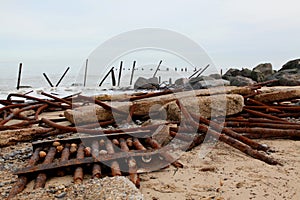 Failed Defences on the Norfolk coast