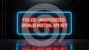 Failed: unauthorized invalid mistral api key