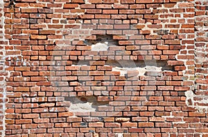 Failing Brick Wall