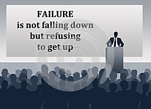 Failure not giving up photo