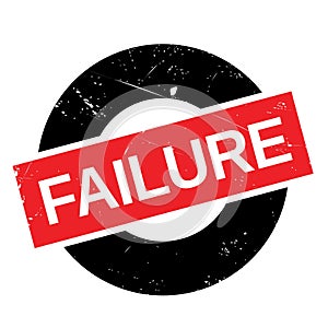 Failure stamp rubber grunge