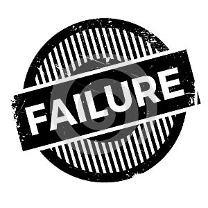 Failure stamp rubber grunge