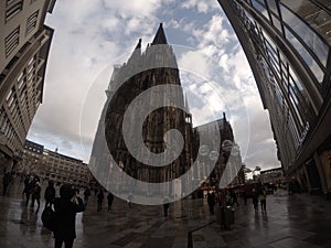 Cologne cathedral from the front