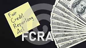 Fair Credit Reporting Act FCRA is shown using the text