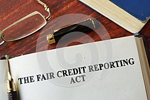 The Fair Credit Reporting Act FCRA. photo