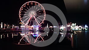 Fair in Lucerne, beautiful Night scene