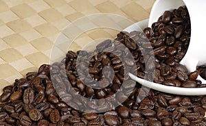 Fair trade coffee beans