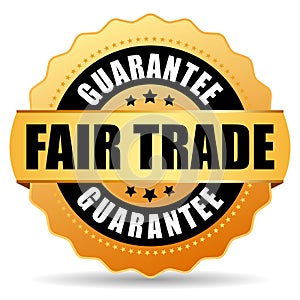 Fair trade guarantee vector icon