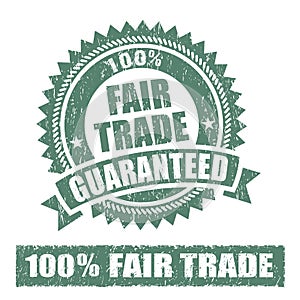 Fair Trade Rubber Stamp