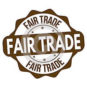 Fair trade sign or stamp