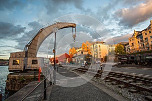 Fairbairn steam crane,Bristol docks,UK