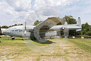 Fairchild C-119 Flying Boxcar at the Museum of Aviation Robbins AFB, GA.