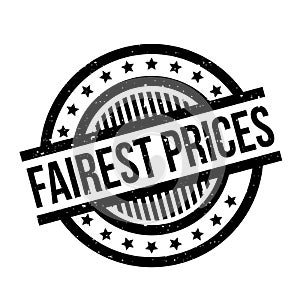 Fairest Prices rubber stamp