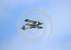 Fairey Swordfish Torpedo Bomber in flight