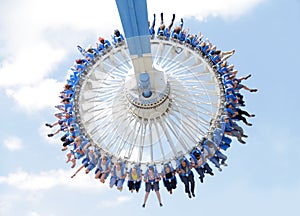 Fairground people ride