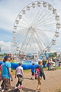 Fairground at Traction Engine Rally