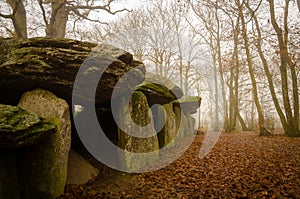 The fairiesâ€™ rock in Brittany, France