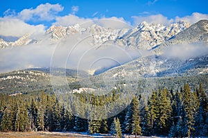 The Fairmont Mountain Range Fairmont Hot Springs British Columbia Canada