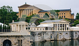 The Fairmount Waterworks and Museum of Art in Philadelphia, Pennsylvania