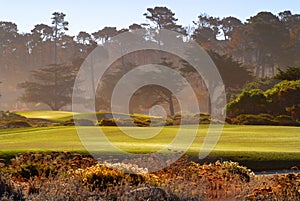 Fairway view of golf course