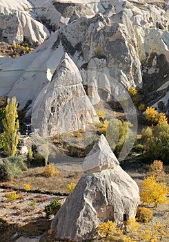 Fairy Chimneys with Autumn Colors in Cappadocia