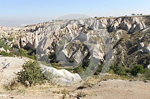 Fairy chimneys in Cappadocia