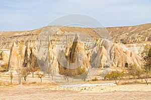 Fairy chimneys in Cappadocia