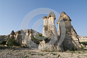 Fairy Chimneys In Cappadocia, Turkey