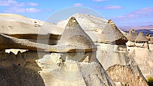 Fairy chimneys in Cappadocia, Turkey