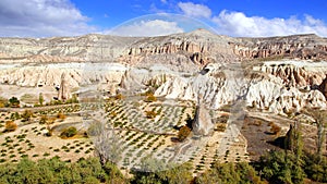 Fairy chimneys in Cappadocia, Turkey