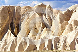 Fairy chimneys in Cappadocia, Turkey