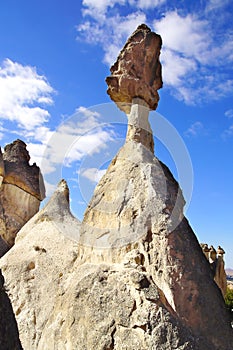 Fairy chimneys in Cappadocia, Turkey