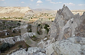 The Fairy Chimneys of Cavusin in Cappadocia