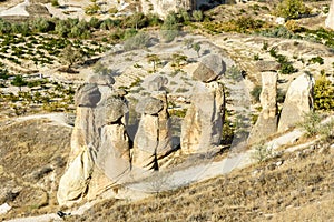 Fairy Chimneys. Cavusin. Cappadocia. Turkey