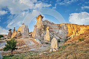 Fairy Chimneys At Cavusin Region, Nevsehir, Turkey