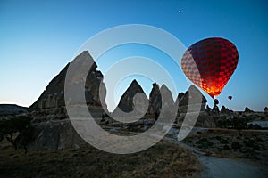 Fairy Chimneys and Hot Air Ballooons in Cappadocia Turkey